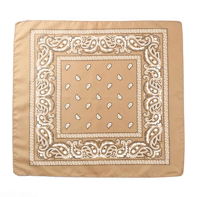 Premium Polyester Square Bandana Head Scarf Unisex