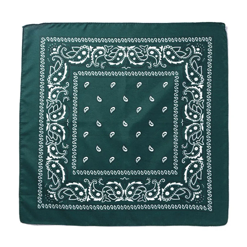 Premium Polyester Square Bandana Head Scarf Unisex