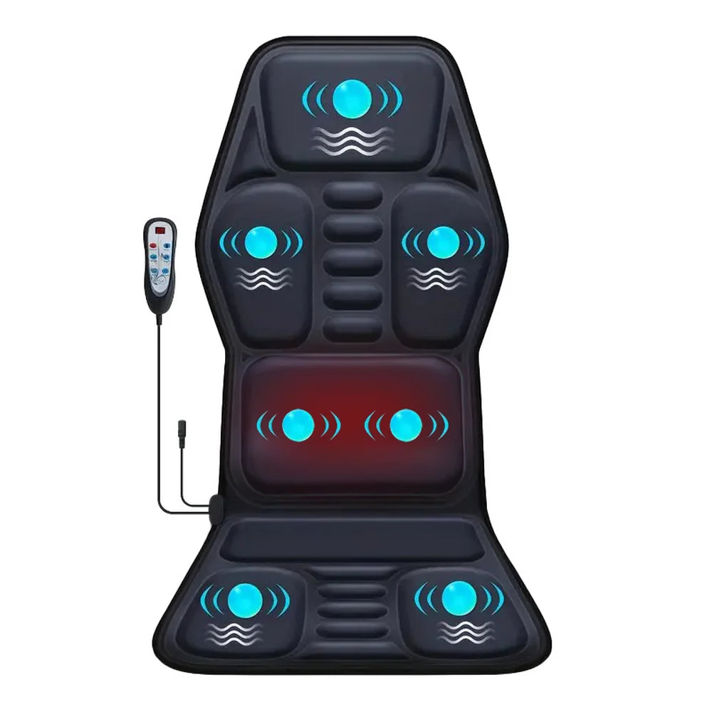 Himouta Heated Back Massager And Lumbar Chair Cushion Relaxation