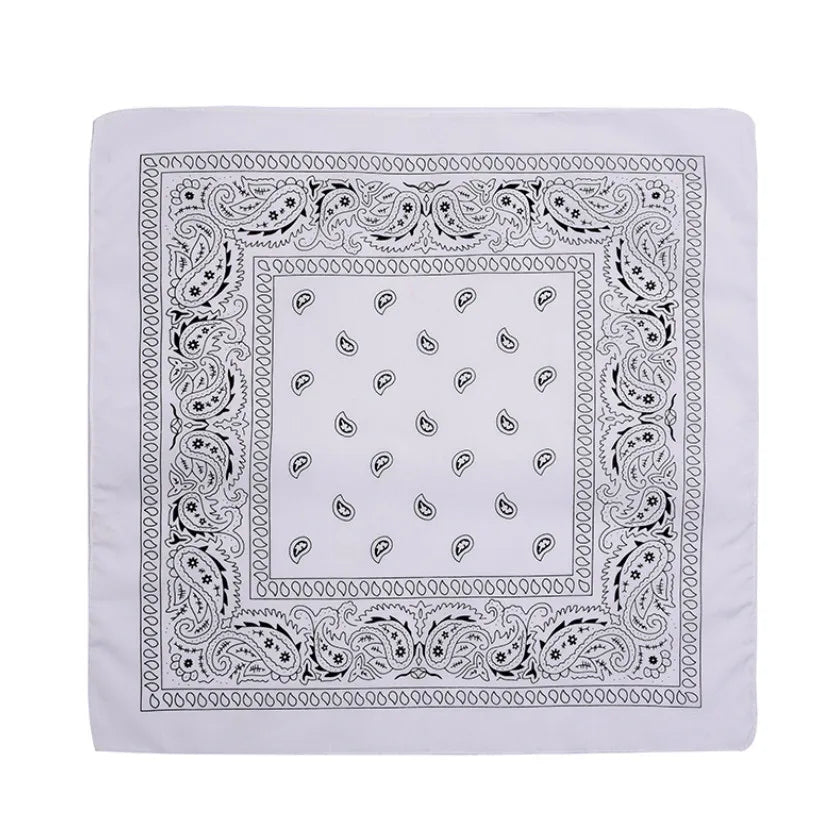 Premium Polyester Square Bandana Head Scarf Unisex