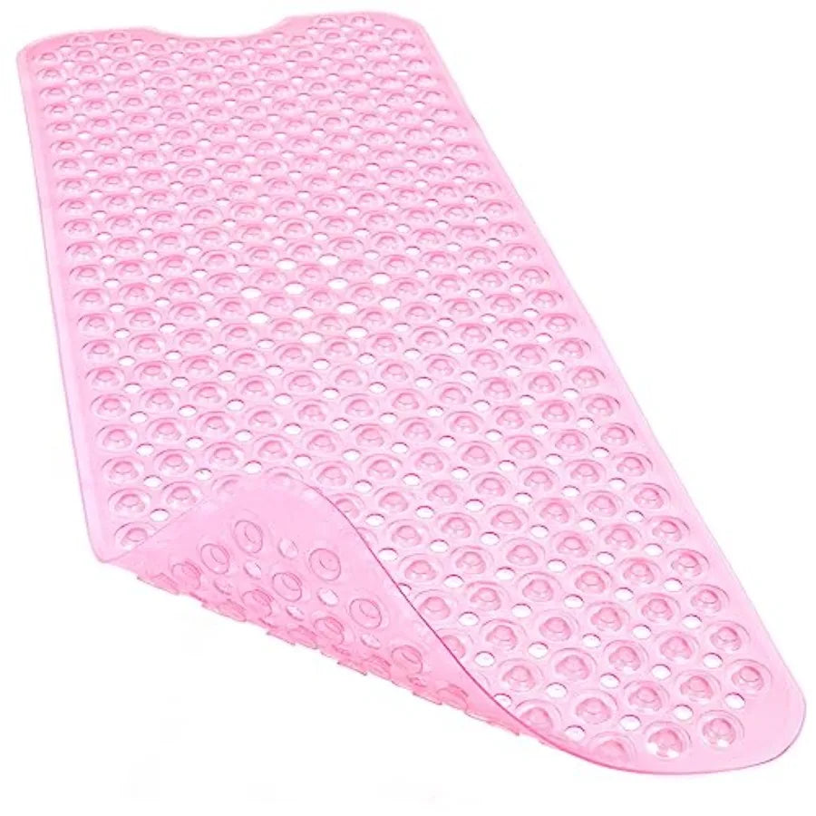 Non Slip Bathtub Shower Mat With Suction Cups Drain Holes