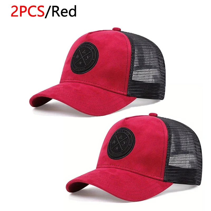 Breathable Mesh Snapback Baseball Cap For Daily Wear