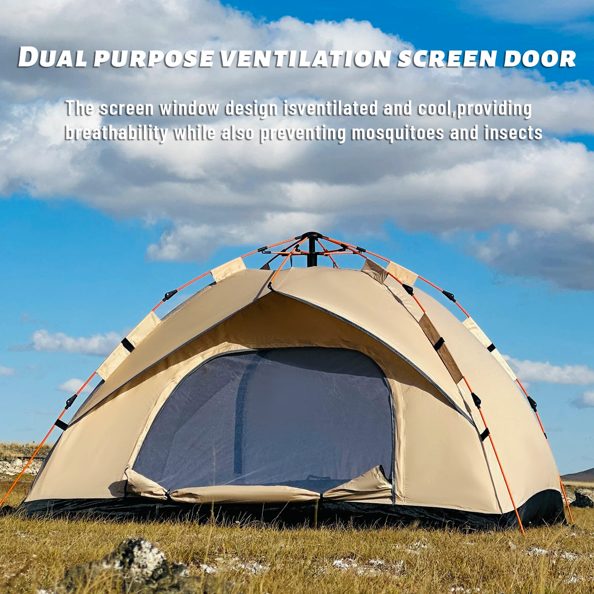 Pakicetus Automatic Instant Setup Camping Tent For Outdoor Adventures