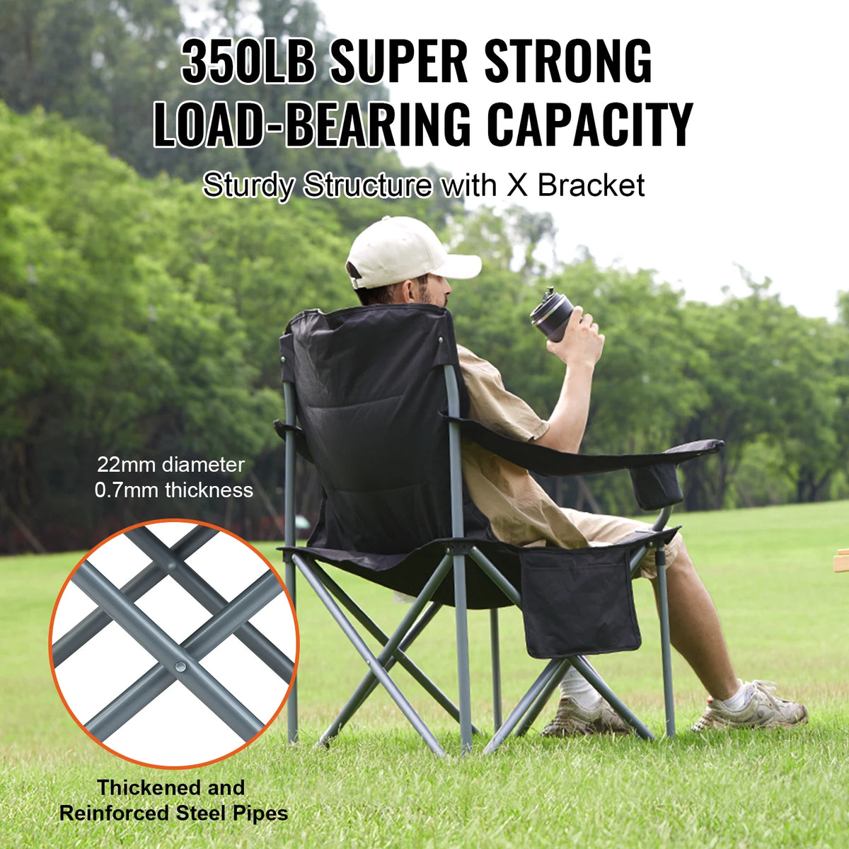 SucceBuy Ultralight Portable Outdoor Folding Chair