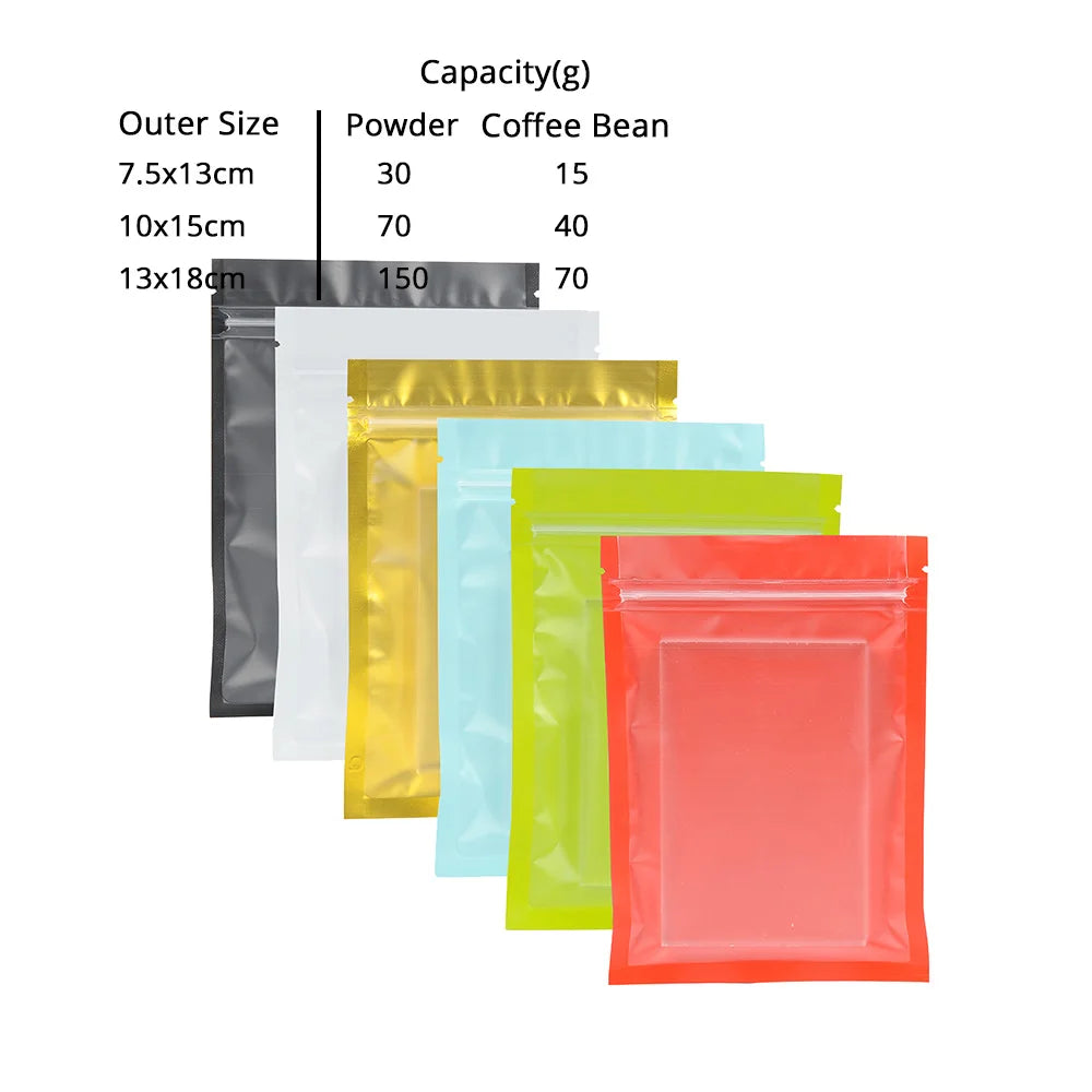 VoluPack Resealable Heat Sealable Food Storage Zip Lock Bags