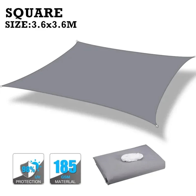 Waterproof Outdoor Sun Shade Sail Canopy For Patio Garden