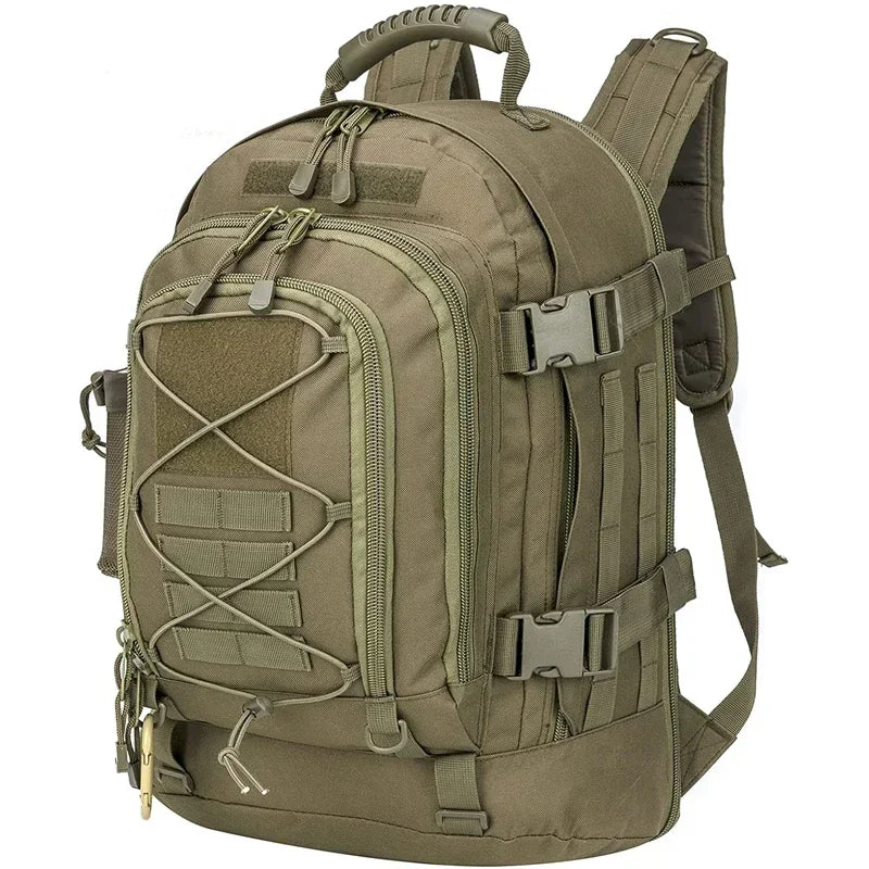 LQARMY Military Tactical Backpack For Outdoor Hiking Camping Travel