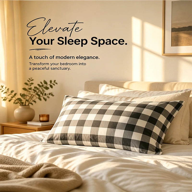 Easyum 4 Piece Printed Polyester Pillow Protector Set