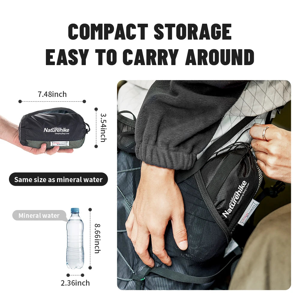 Naturehike Ultralight High Elastic Sleeping Bag Liner Outdoor Camping Travel