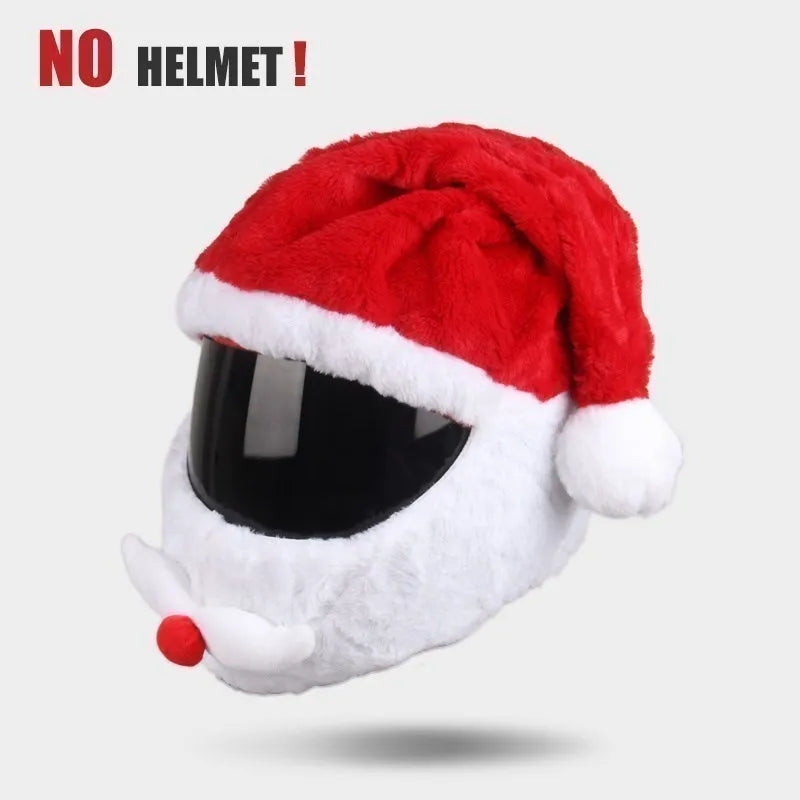 UchOOSE Cartoon Plush Motorcycle Helmet Cover With Flexible Ears