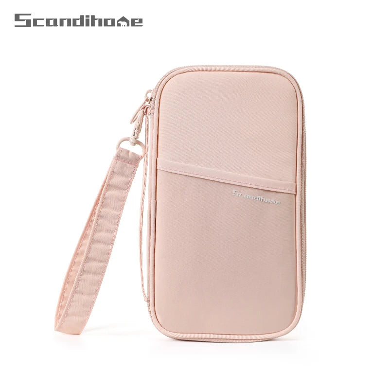 Scandihome Rfid Blocking Nylon Travel Passport Organizer