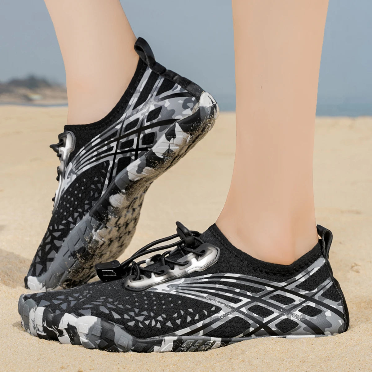 Women Camo Quick Dry Water Shoes Barefoot Lightweight Outdoor Footwear