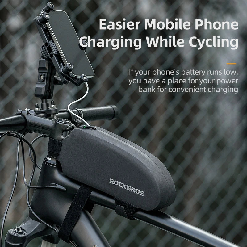 Rockbros Large Capacity Waterproof Top Tube Bicycle Bag