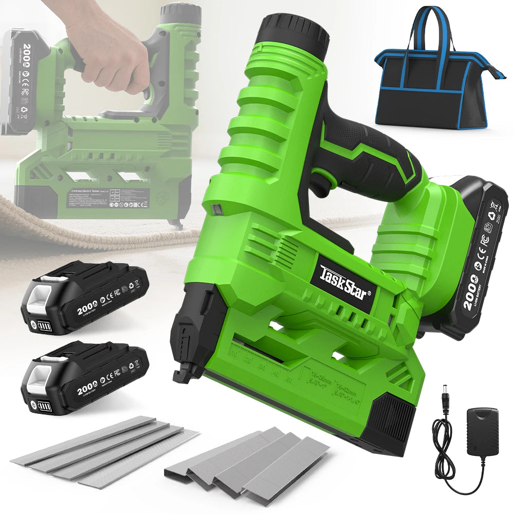 Taskstar 2 In 1 Cordless Nail Gun And Stapler Tool