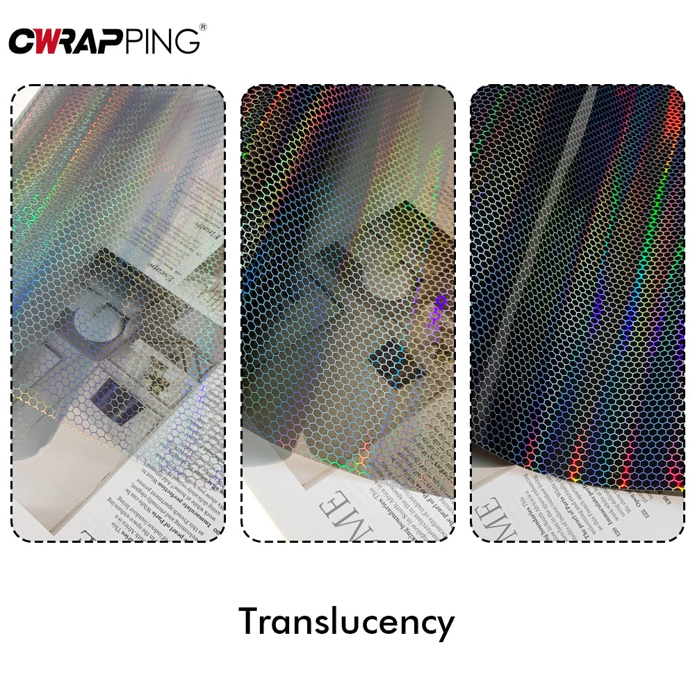 Cwrapping Honeycomb Car Headlight And Taillight Tint Film
