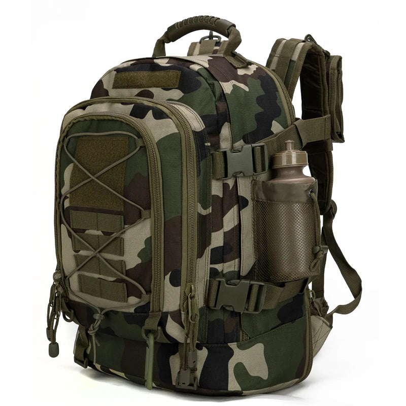 LQARMY Military Tactical Backpack For Outdoor Hiking Camping Travel