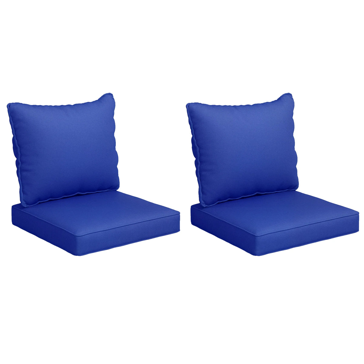 Outsunny Outdoor Chair Cushion With Backrest For Garden Furniture