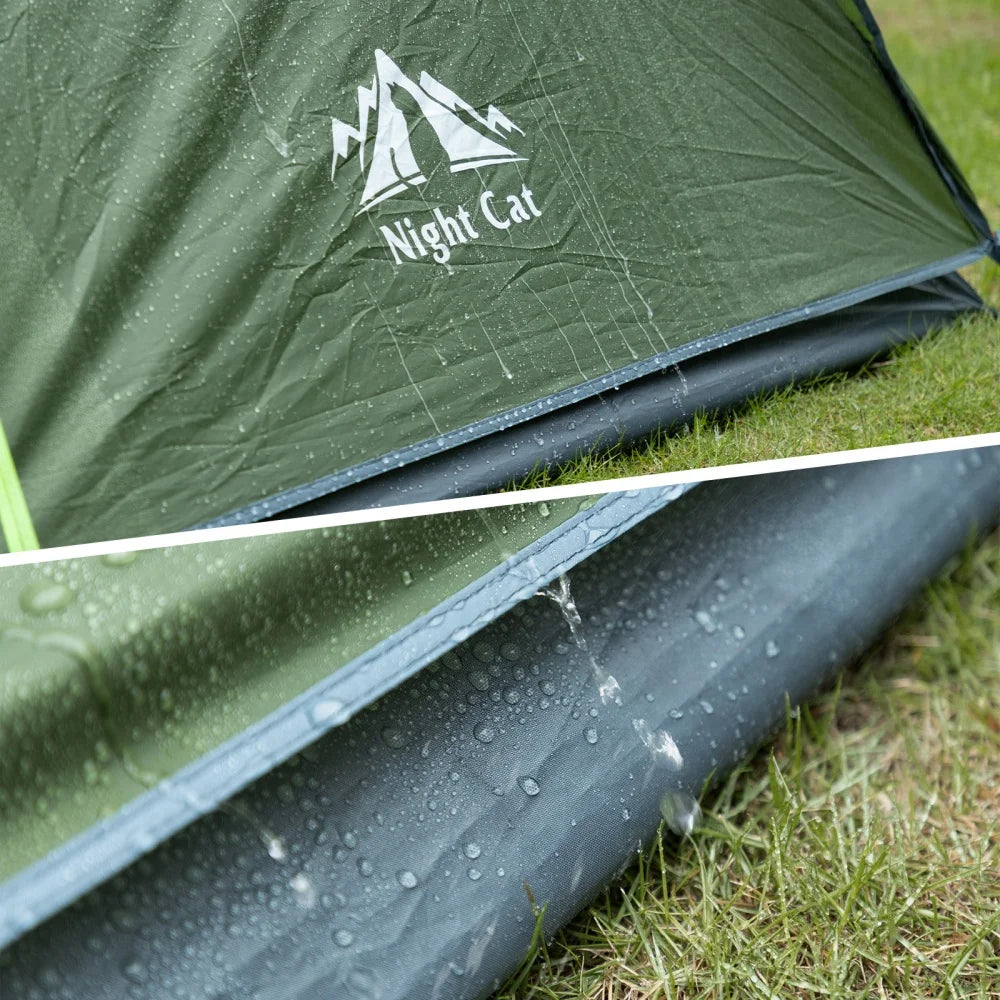 Night Cat Lightweight Double Wall Backpacking Tent For Two