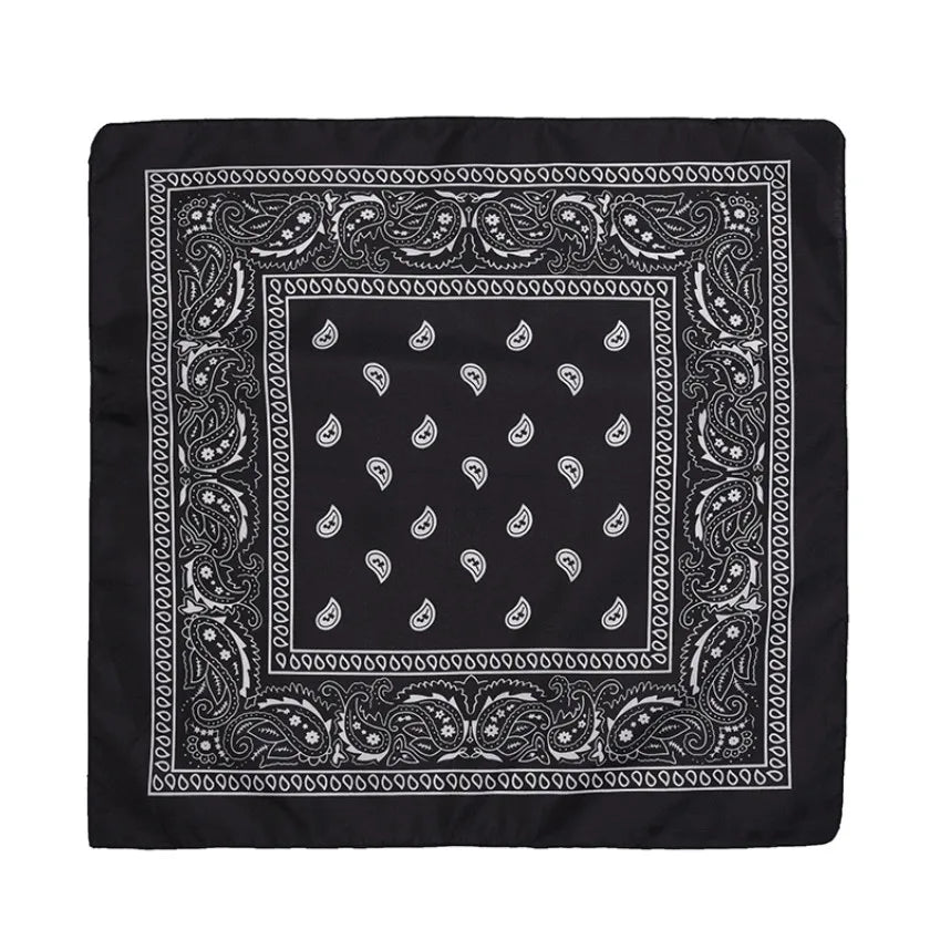 Premium Polyester Square Bandana Head Scarf Unisex