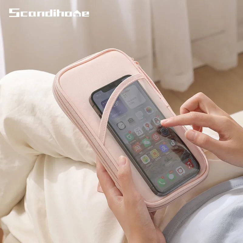 Scandihome Rfid Blocking Nylon Travel Passport Organizer
