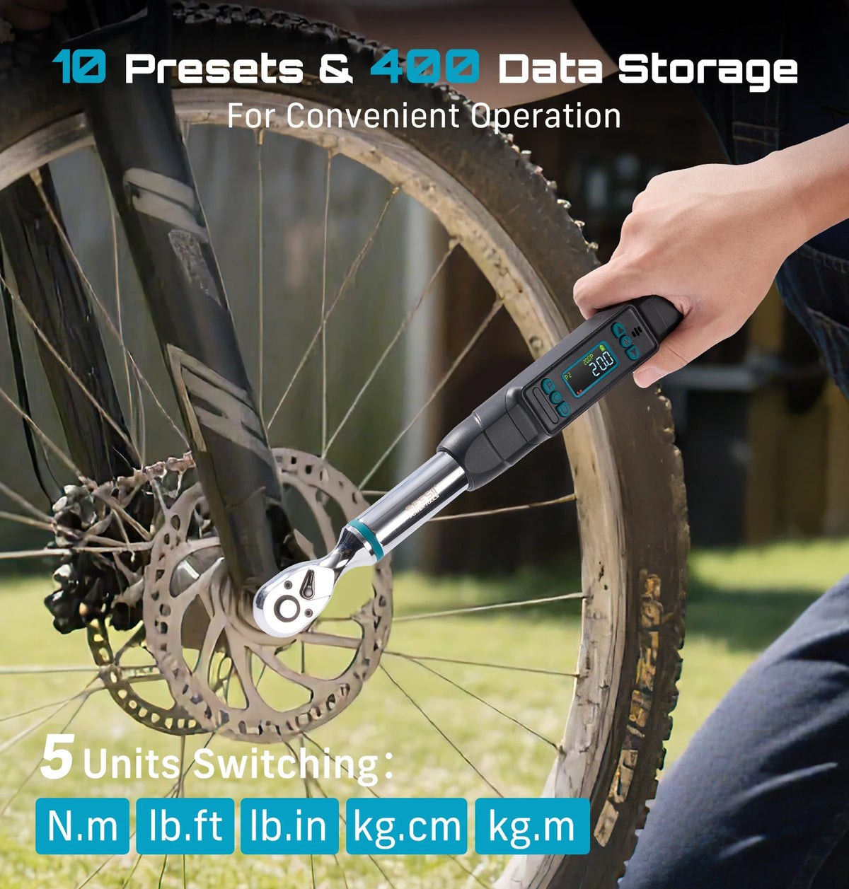 Seesii Digital Torque Wrench With LCD Display And Dual Alarms
