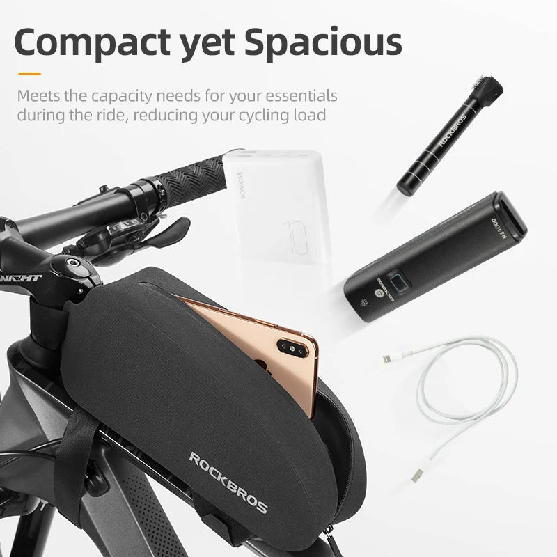 Rockbros Large Capacity Waterproof Top Tube Bicycle Bag