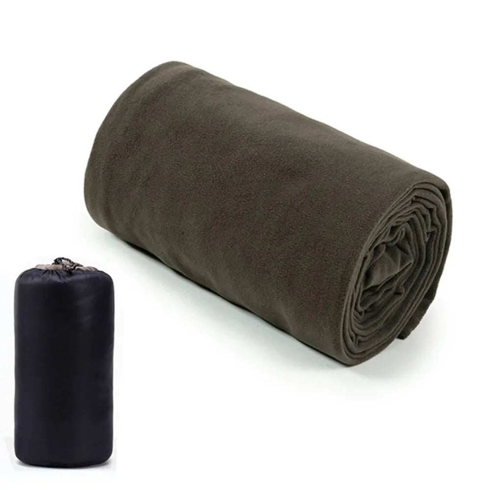 Fleece Portable Sleeping Bag Liner For Camping And Travel