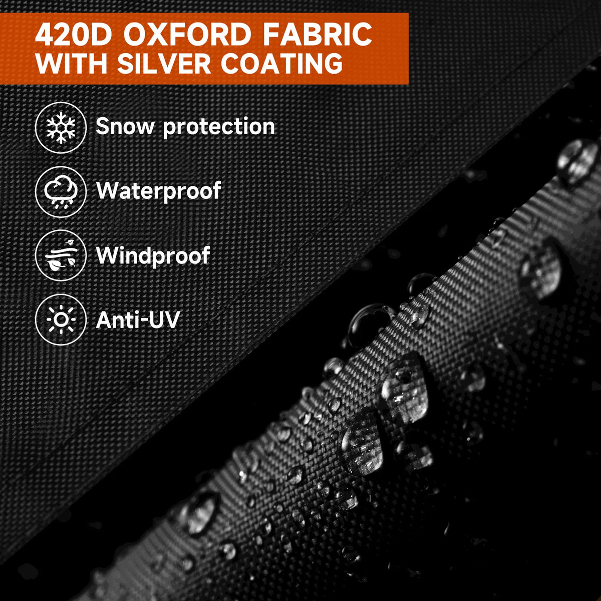 Heavy Duty Universal Waterproof ATV Cover With All Weather Protection