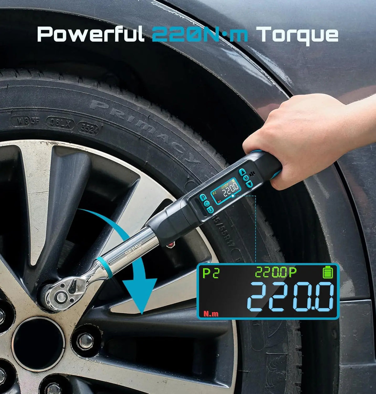 Seesii Digital Torque Wrench With LCD Display And Dual Alarms