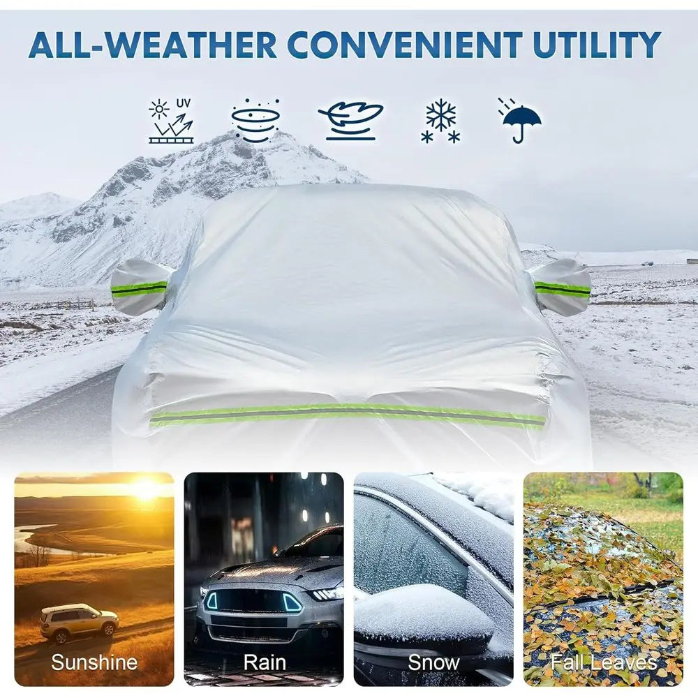 All Weather Six Layer Waterproof Car Cover With UV Protection