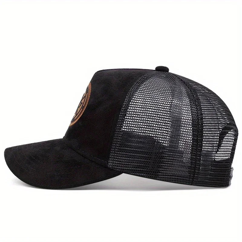 Breathable Mesh Snapback Baseball Cap For Daily Wear