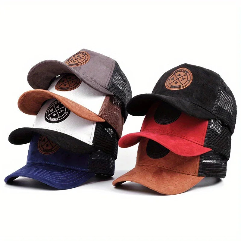 Breathable Mesh Snapback Baseball Cap For Daily Wear