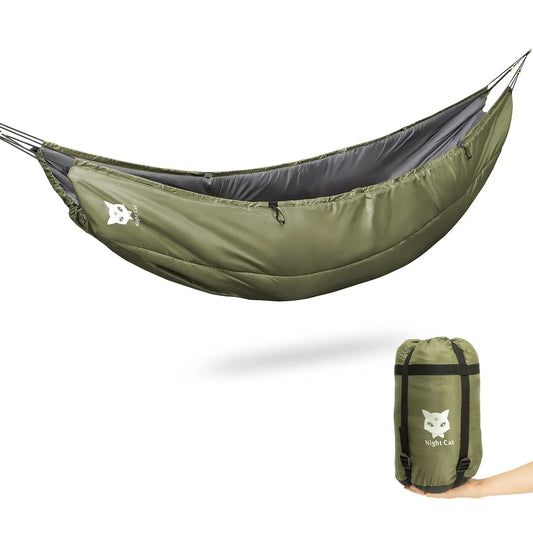 Lightweight Cotton Filled Hammock Underquilt For Outdoor Camping
