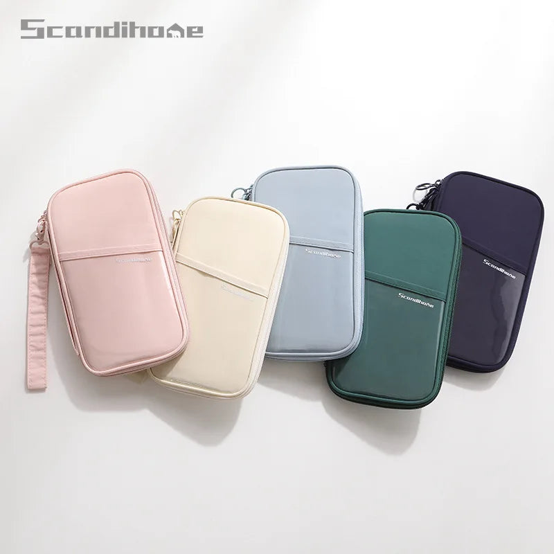 Scandihome Rfid Blocking Nylon Travel Passport Organizer