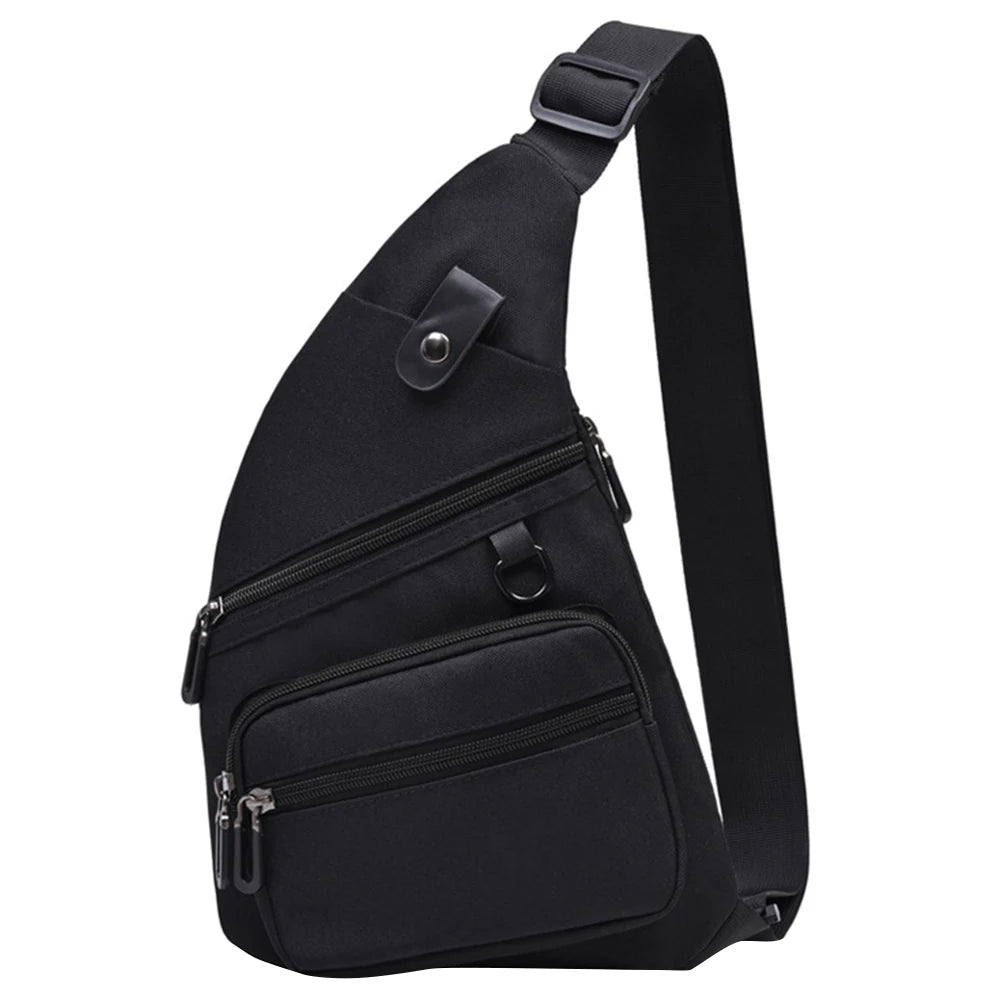 Alloyseed Anti Theft Fanny Pack Waterproof Chest Bag Adjustable Strap