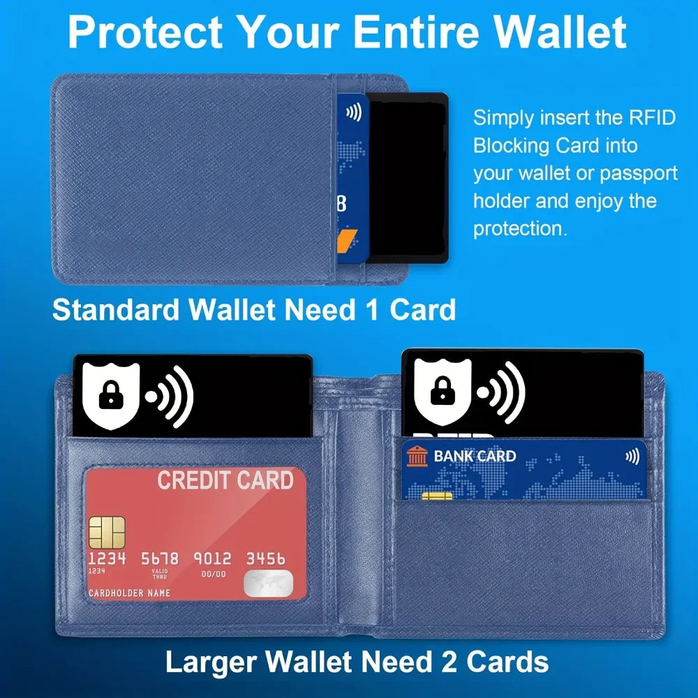 Anti Theft RFID Blocking Card Set For Digital Privacy