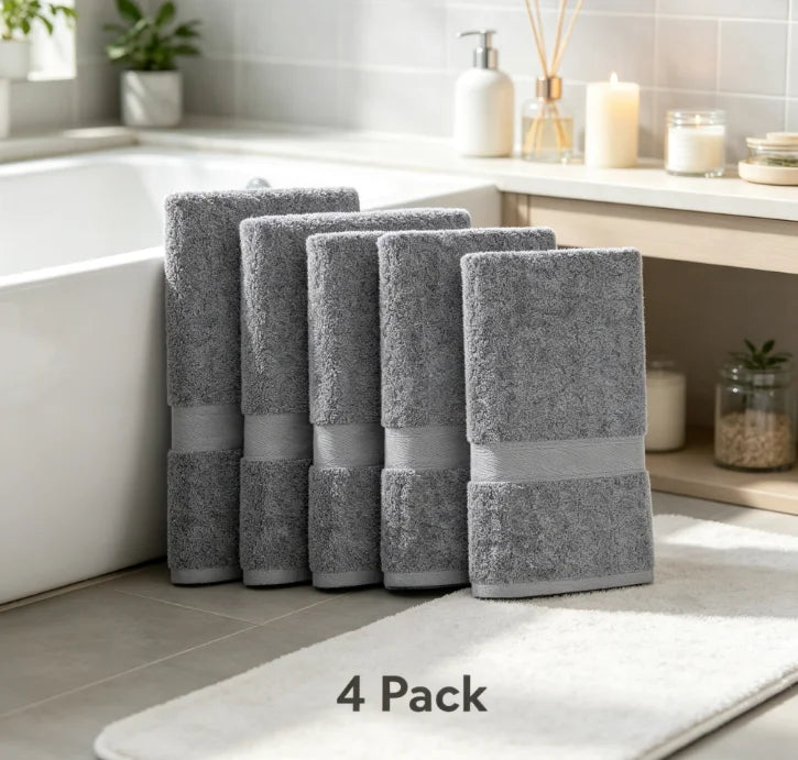 Mainstays Basic Cotton Hand Towel Soft Highly Absorbent Bathroom