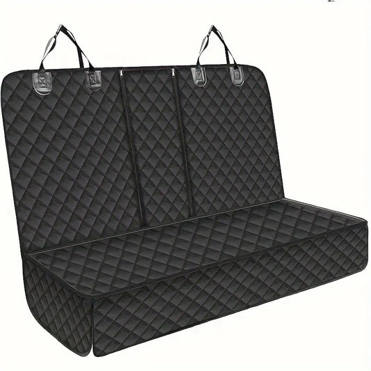 Waterproof Diamond Quilted Scratch Resistant Pet Car Seat Cover