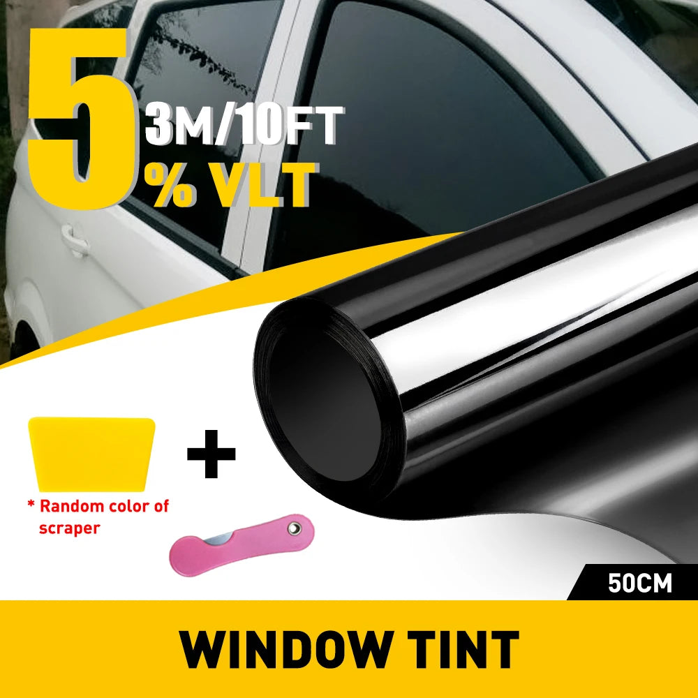 Car Window Privacy Tint Film With Solar UV Protection