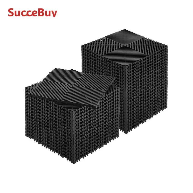 Interlocking Drainage Floor Mat Tiles Non Slip Shower Flooring