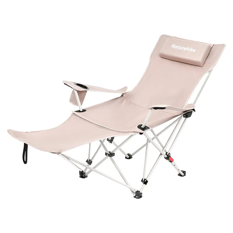 Naturehike 3 Position Adjustable Reclining Camping Chair With Footrest