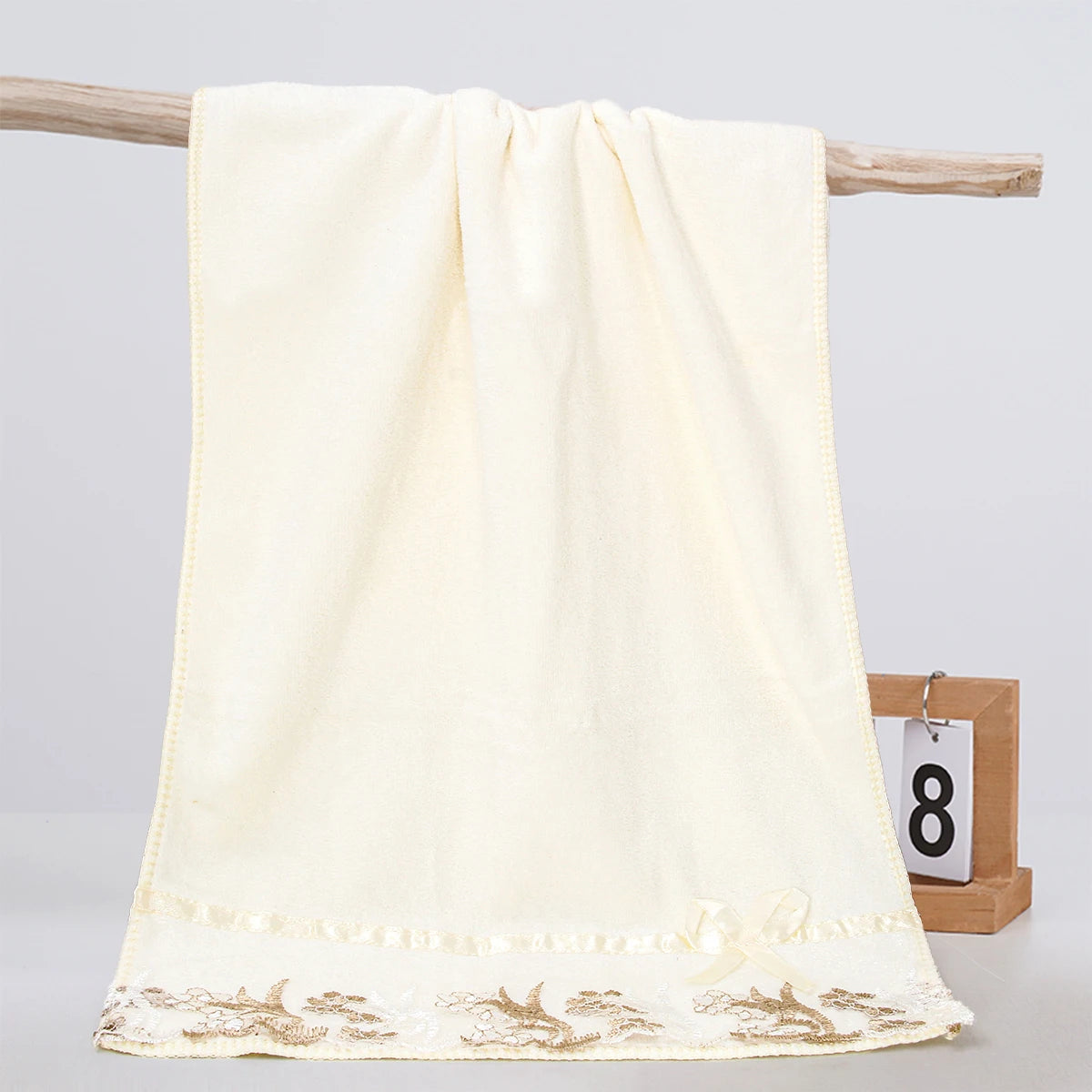 Microfiber Towel Set With Soft Absorbent Machine Washable Towels