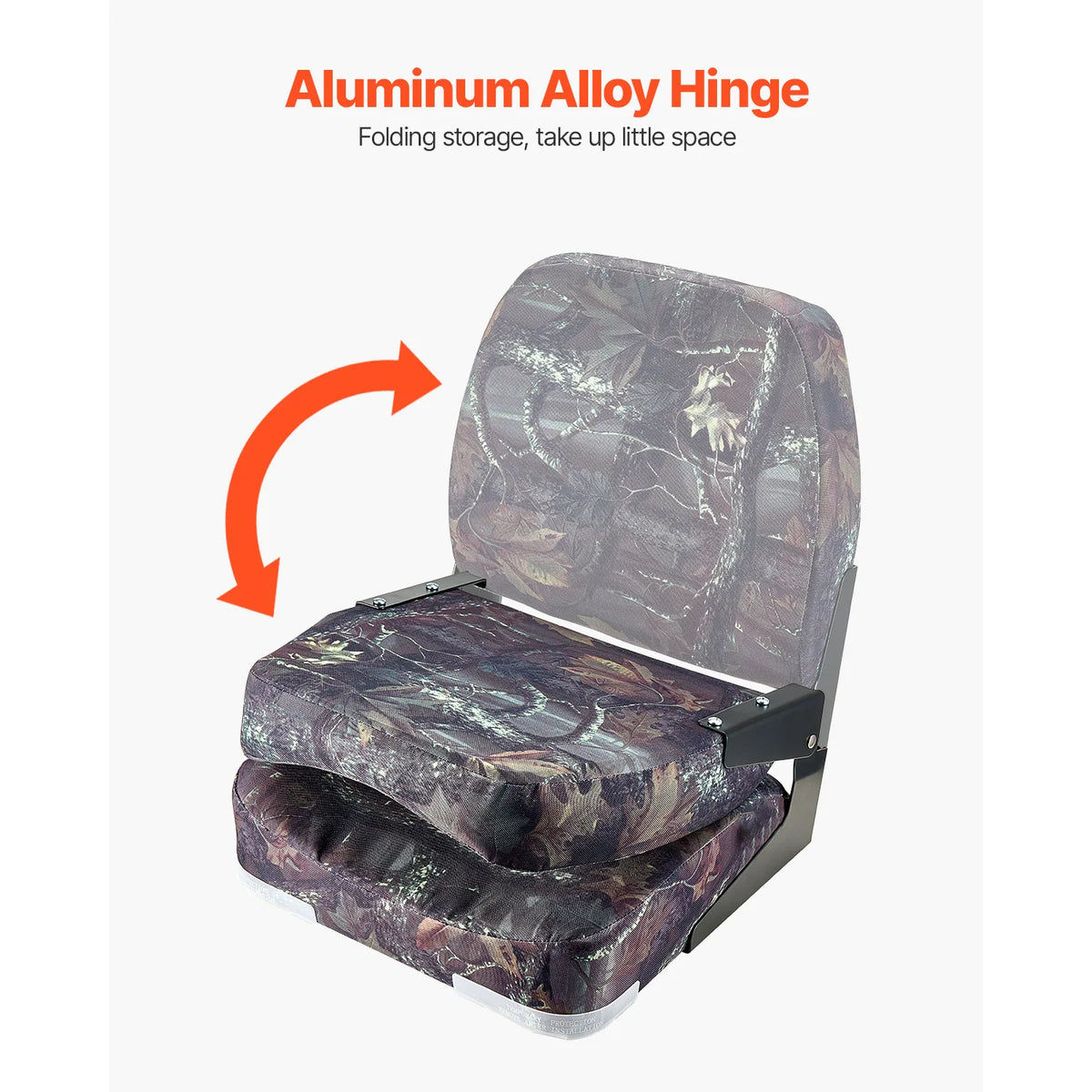 SucceBuy Folding Boat Seat With Thickened Cushion For Fishing