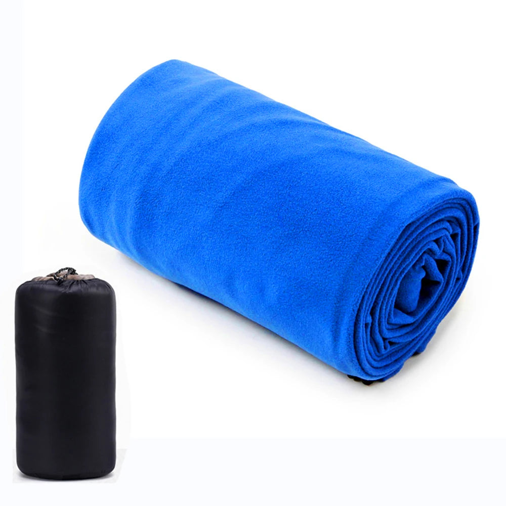 Fleece Portable Sleeping Bag Liner For Camping And Travel