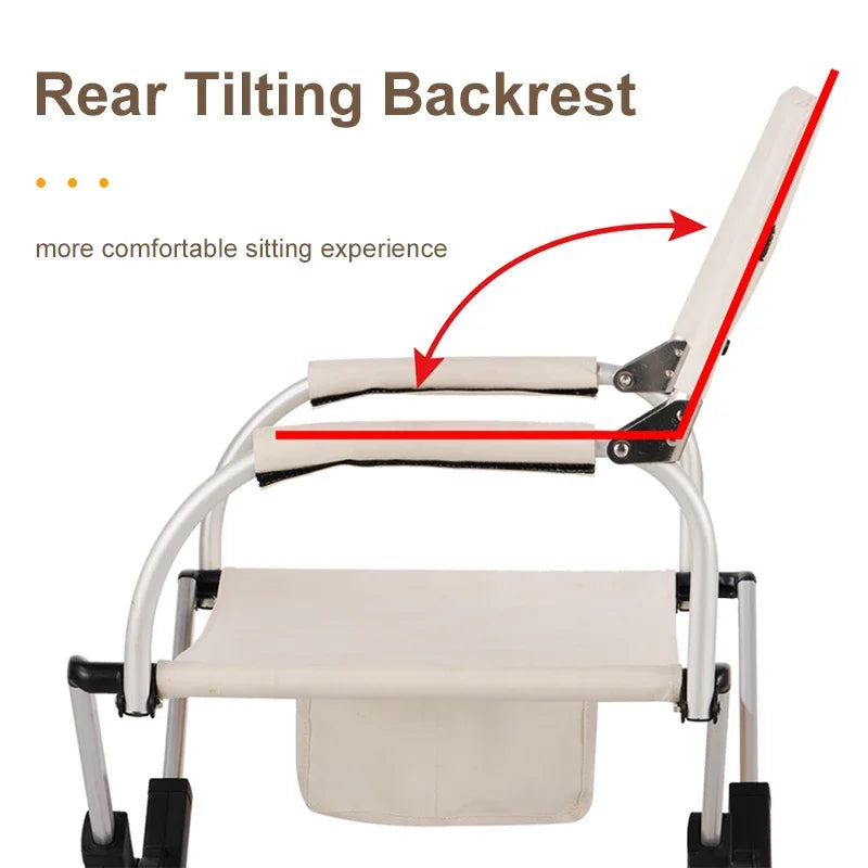 BRS Aluminum Folding Director Chair For Camping And Travel