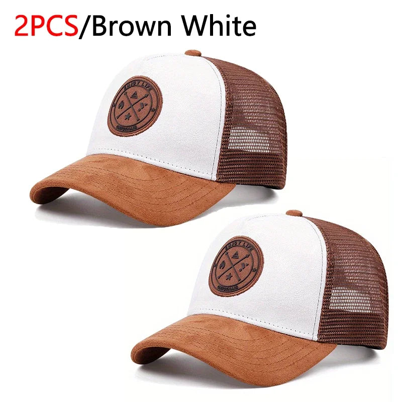Breathable Mesh Snapback Baseball Cap For Daily Wear