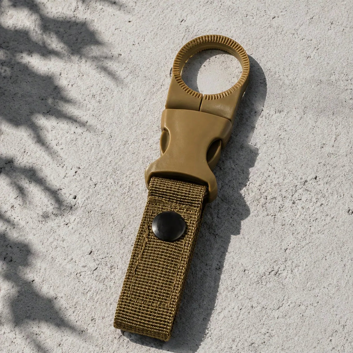 Outdoor Nylon Carabiner Quick Clips For Water Bottle And Backpack