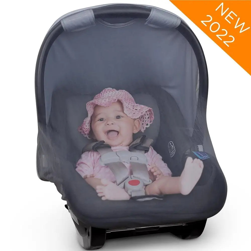 Lightweight Baby Car Seat Cover With Sun Shade And Mosquito Net