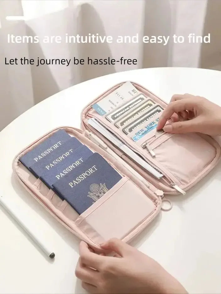 Scandihome Rfid Blocking Nylon Travel Passport Organizer