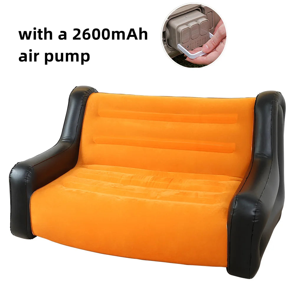 Azulblanco Foldable Double Inflatable Air Sofa Mattress